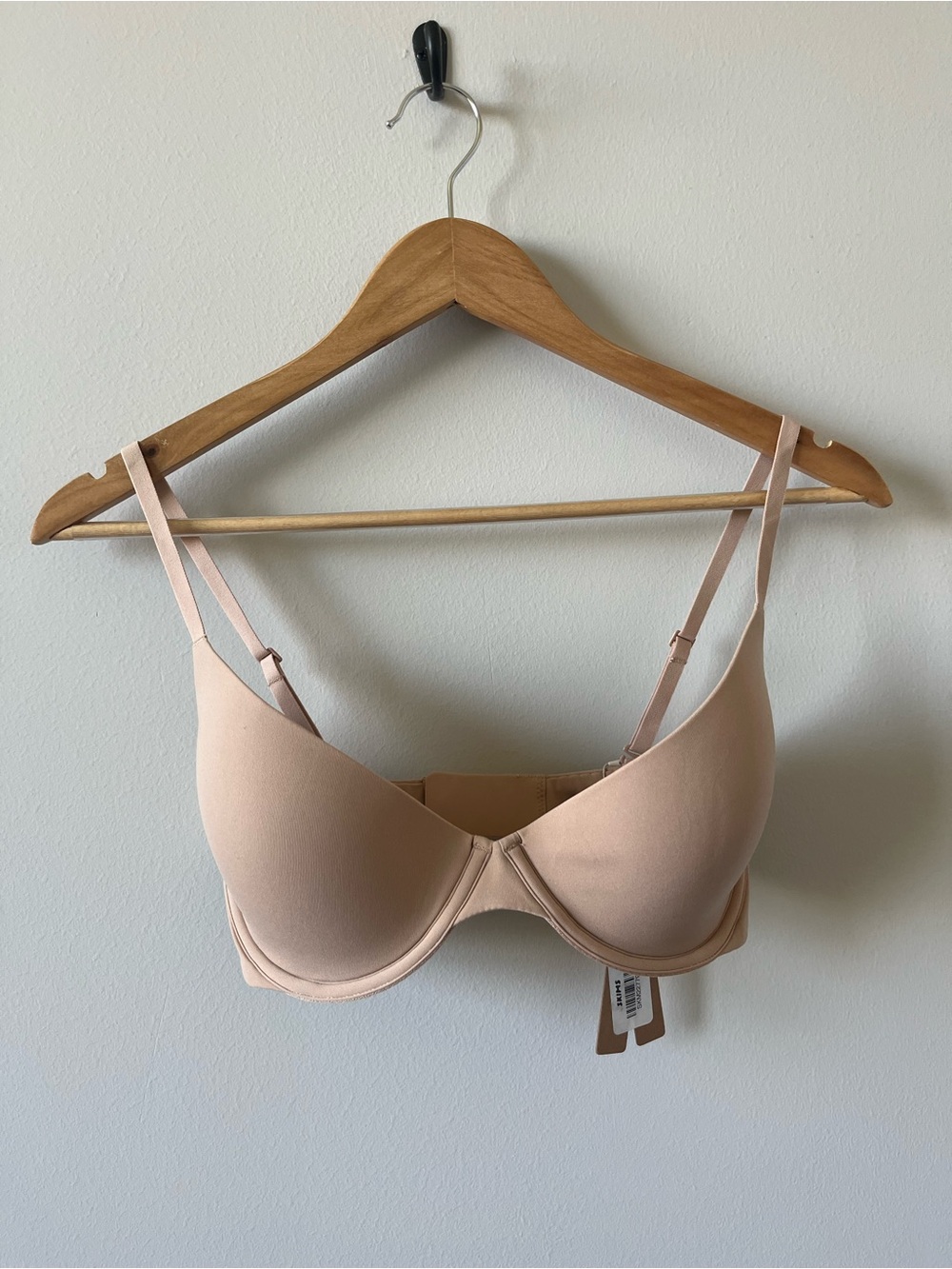 SKIMS Fits Everybody Scoop Plunge Bra 32DD 34D NWT Clay Color